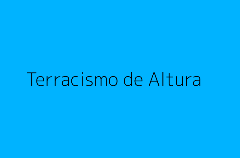 Terracismo de Altura